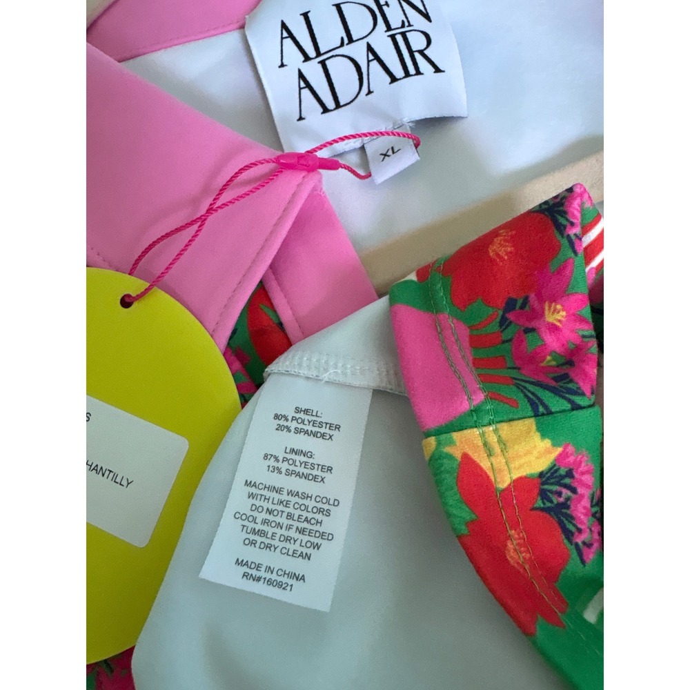 Alden Adair Azalea Dress Tennis Golf Pickleball Dress Preppy Floral Vase Xl - Picture 10 of 10